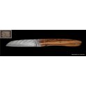 Couteau Perceval L09 damas en bois de serpent