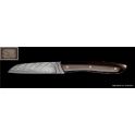Couteau Perceval L08 damas en ébène du Macassar