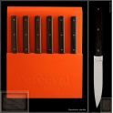 coffret de 6 couteaux Perceval 9.47 en ébène