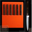 coffret de 6 couteaux Perceval 9.47 en ébène de macassar