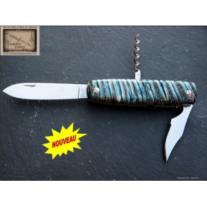 Canif Mongin 10 cm 3 pces en molaire de mammouth