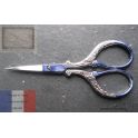 Ciseau a broder de Nogent bleu nacre
