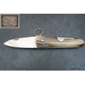 Coup de poing Mongin 10 cm en corne blonde