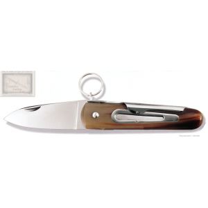 marin mongin 12.5 cm 2 pi&egrave;ces avec manche en corne blonde