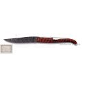bieslois Mongin,manche 12 cm en bois d amourette,lame Damas