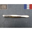 Pince a epiler de Nogent doree or 8cm mors carres