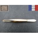 Pince a epiler de Nogent doree 9cm tete fine