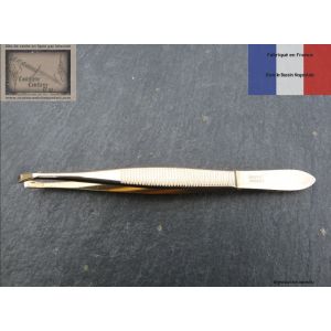 Pince a epiler de Nogent doree 9cm tete fine
