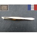 Pince a epiler de Nogent doree 9cm mors biais