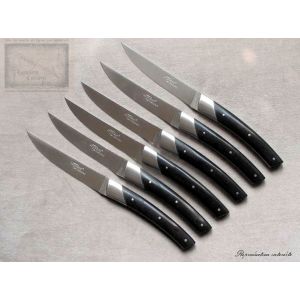 Couteau de table le Thiers Chambriard, manche en ebene