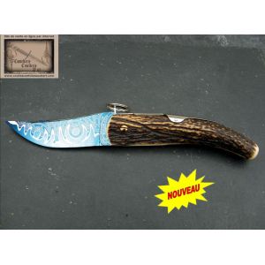 Cornillon Mongin Damas Bleu et bois de cerf 