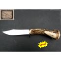 Dague de chasse Mongin en bois de cerf