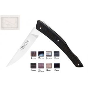 couteau Claude Dozorme,couteau Thiers verrou,manche en vallernia