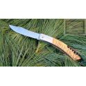 couteau MC Cognet, le Thiers TB manche en bois de bouleau ,inox