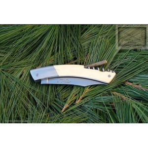 couteau MC Cognet, le Thiers TB manche os de chameau,lame carbon