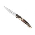 couteau Claude Dozorme,couteau incrustation, mouche de pêche