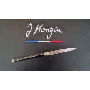 Rameau Mongin,manche 12 cm en corne de buffle,lame Damas Inox