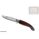 couteau le perigord,n3 a virole,manche en palissandre,lame 12c27