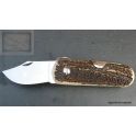 Couteau Mongin Bosco 12.5 cm en Bois de Cerf