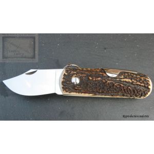 Couteau Mongin Bosco 12.5 cm en Bois de Cerf