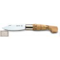 Couteau Nontron N 50,manche sabot en buis,lame acier carbone