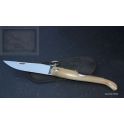 Yatagan Mongin 8 cm en Corne Blonde