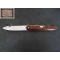 Navette Mongin 8 cm en bois d amourette SANS ANNEAU