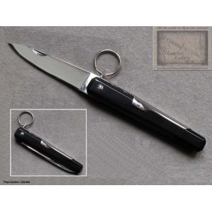 Facette Mongin manche 8 cm corne de buffle avec anneau