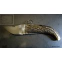 Cornillon Mongin 16 cm, manche en bois de cerf, couteau Mongin