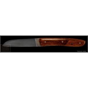 Couteau Perceval L08 en loupe de bois de fer 